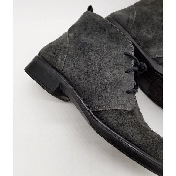 Naot Women's 9-9.5 Levanto Ankle Boots 40 Lace Up Comfort Dark Gray Suede $225 - Picture 14 of 16